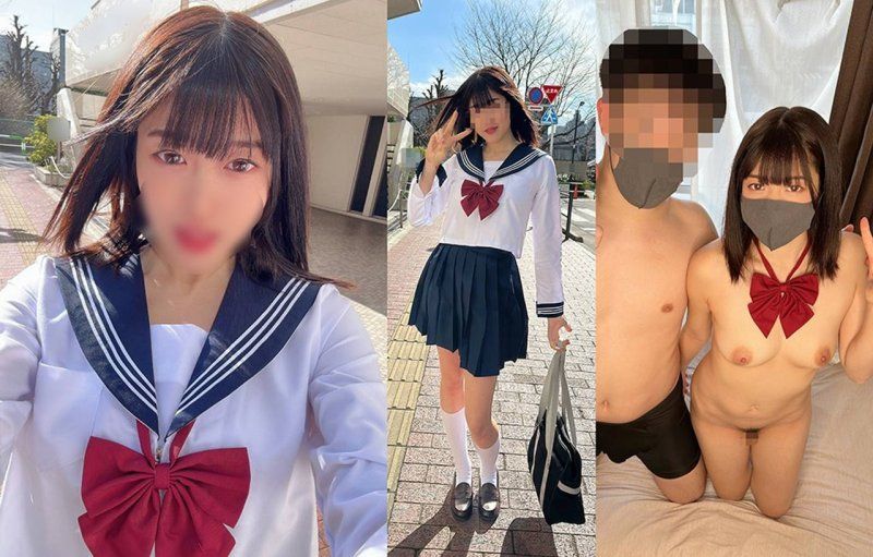 業餘情侶自拍 黑髮素顏 超純真可愛 乳暈較大 敏感度『超高』和香子