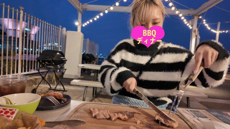 3日間限定1980pt→1500ptBBQデートから即ホテル　金髪童顔ギャル　一緒にイキたい♡→同時フィニッシュ　054