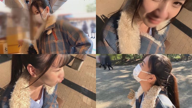 ☆美少女・中出☆ 超可爱大学生・20歳 可爱脸蛋喜欢无套交尾 中出2回