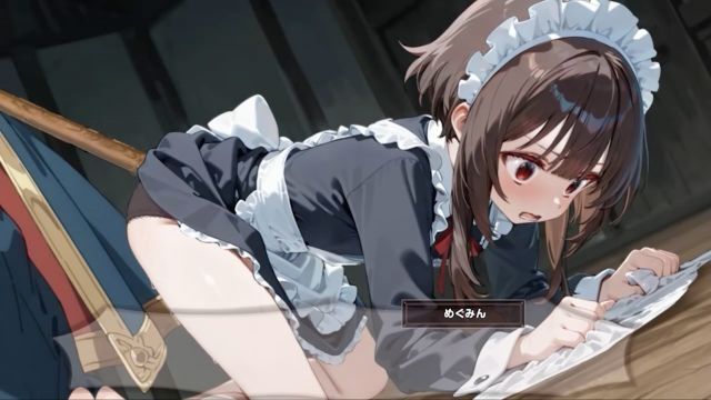 [はるとしを応援し隊] [③-床掃除-動畫版]這位魔女妹子今天開始就是我的女僕！